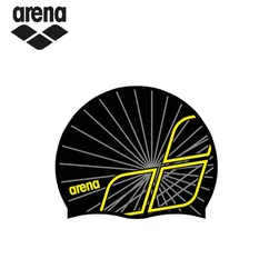 Arena Silicone Cap (Big Size)-ASS3601-BLK